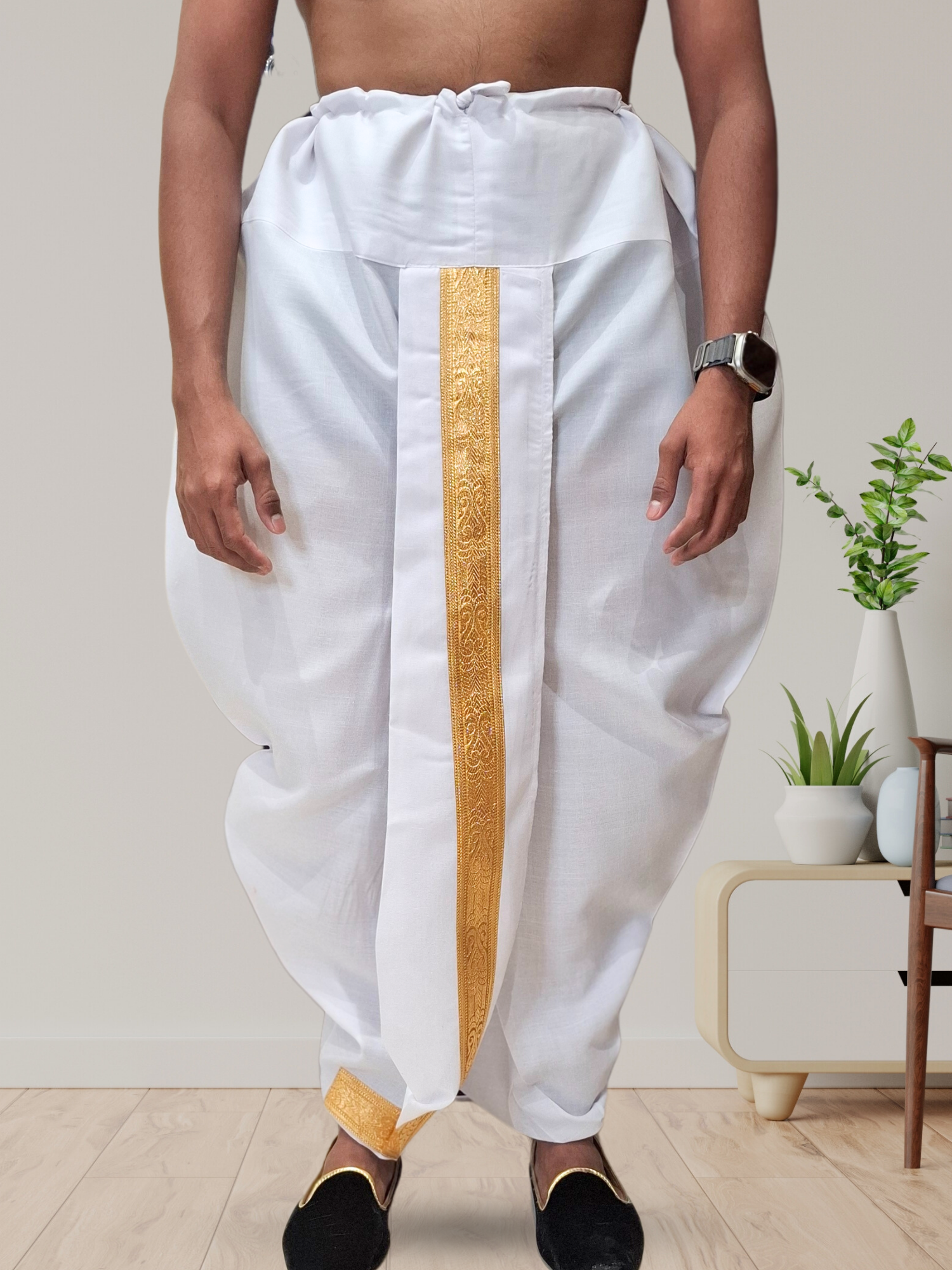 Pitambari Ready To Wear Cotton Dhoti