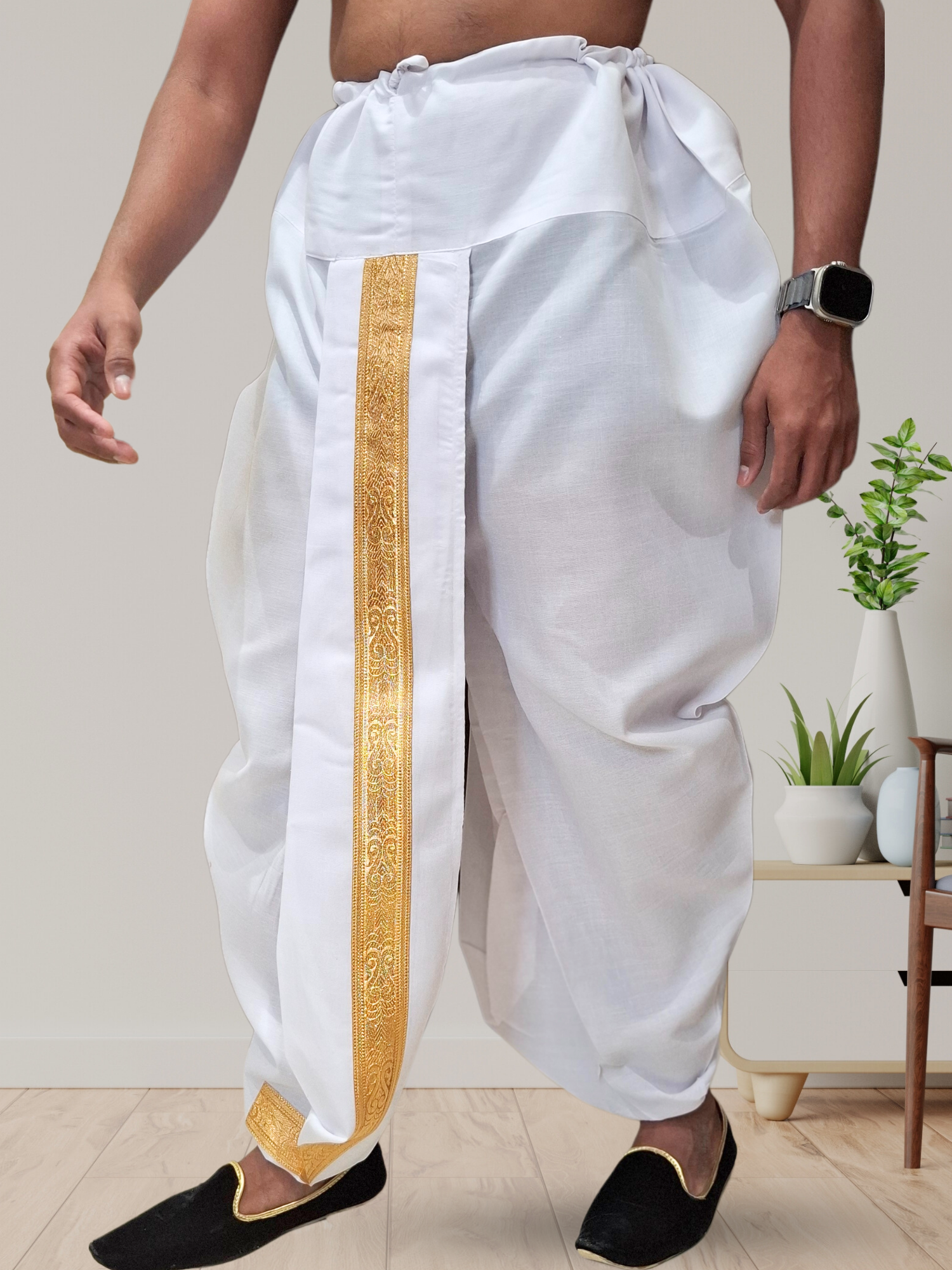 Pitambari Ready To Wear Cotton Dhoti