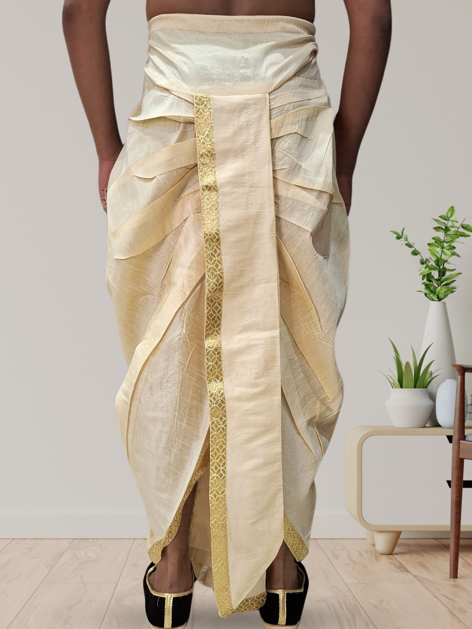 Pitambari Ready To Wear Silk Dhoti