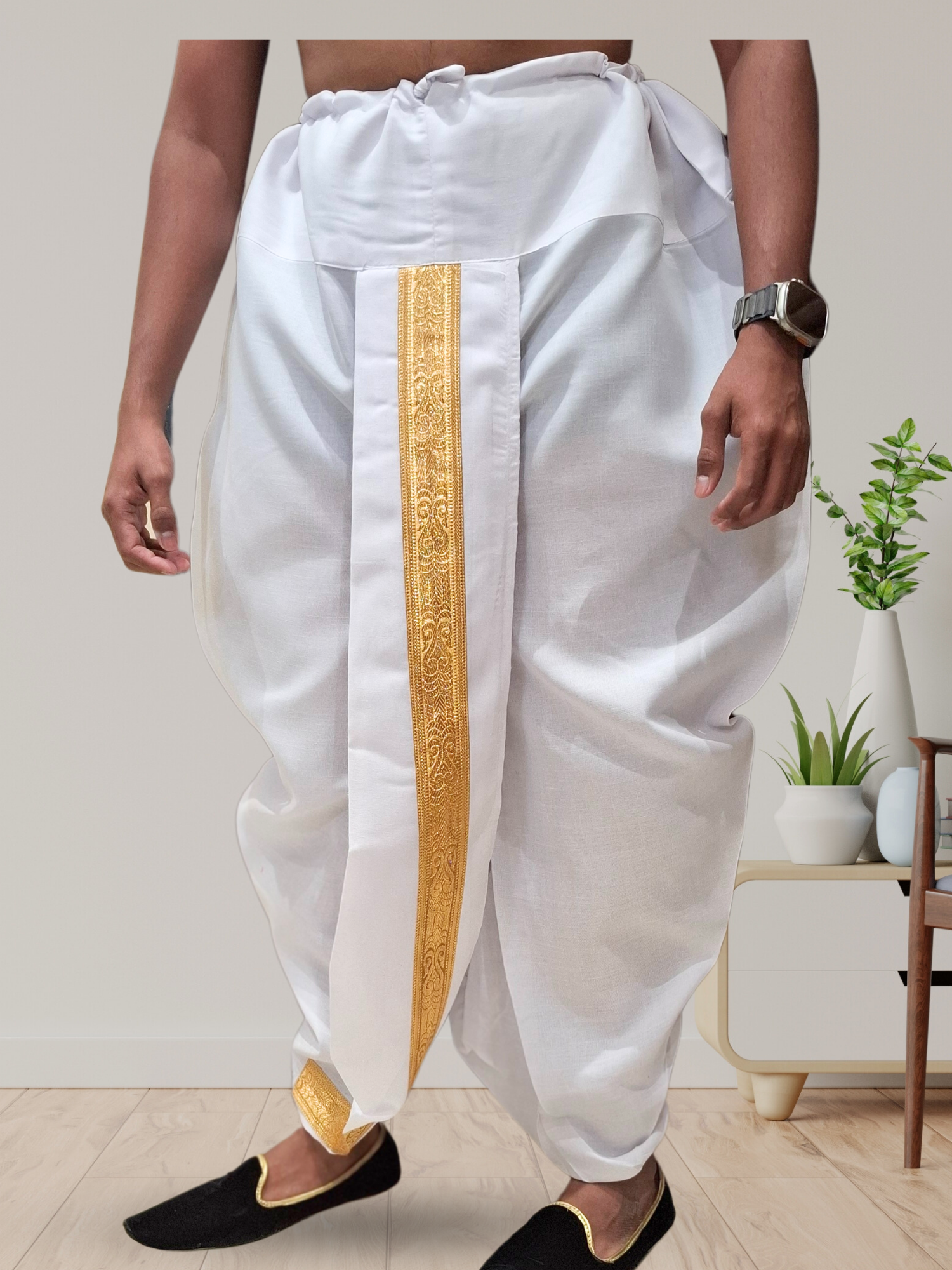 Pitambari Ready To Wear Cotton Dhoti