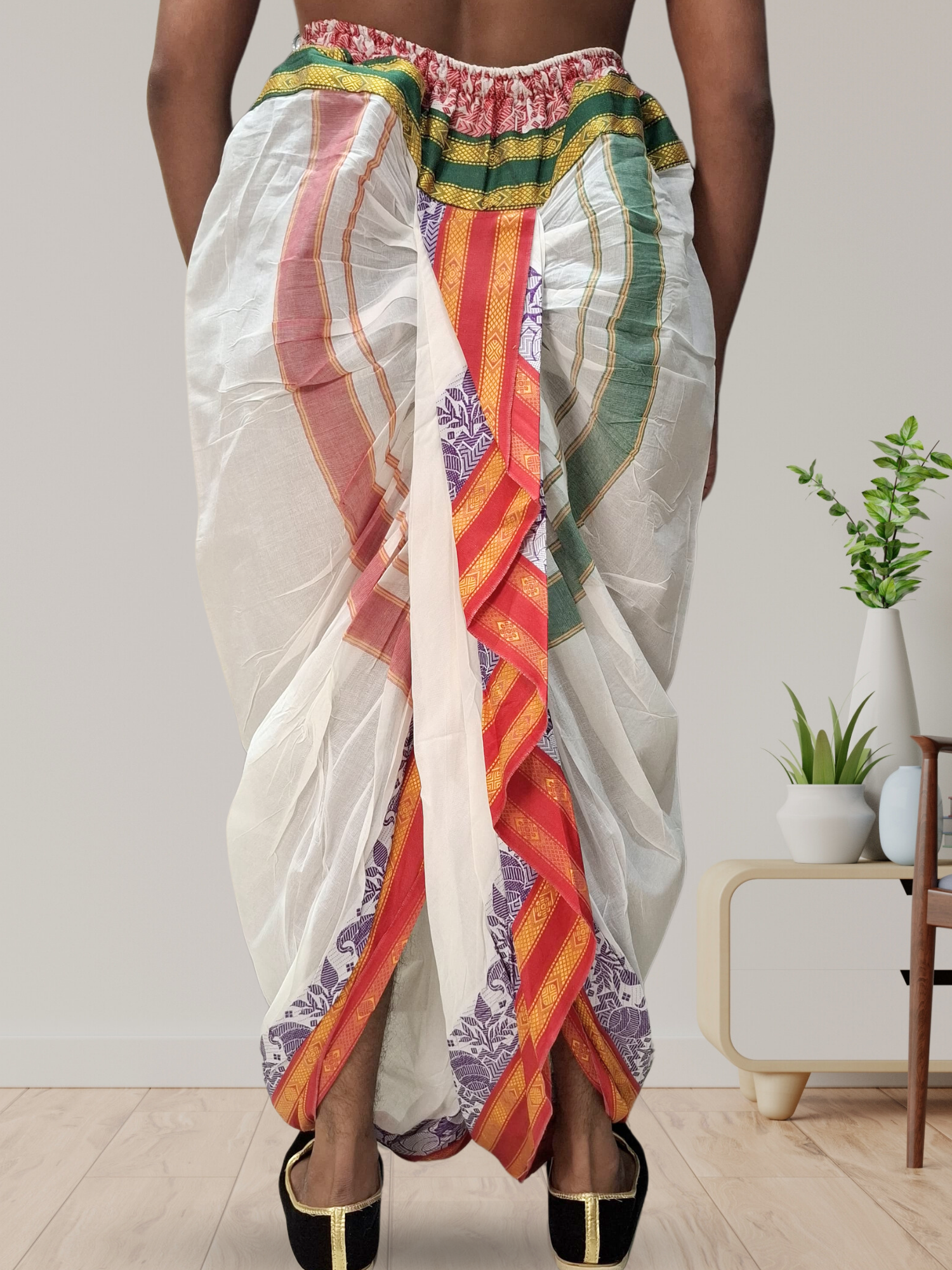 Kanchipuram Ready To Wear Cotton Dhoti