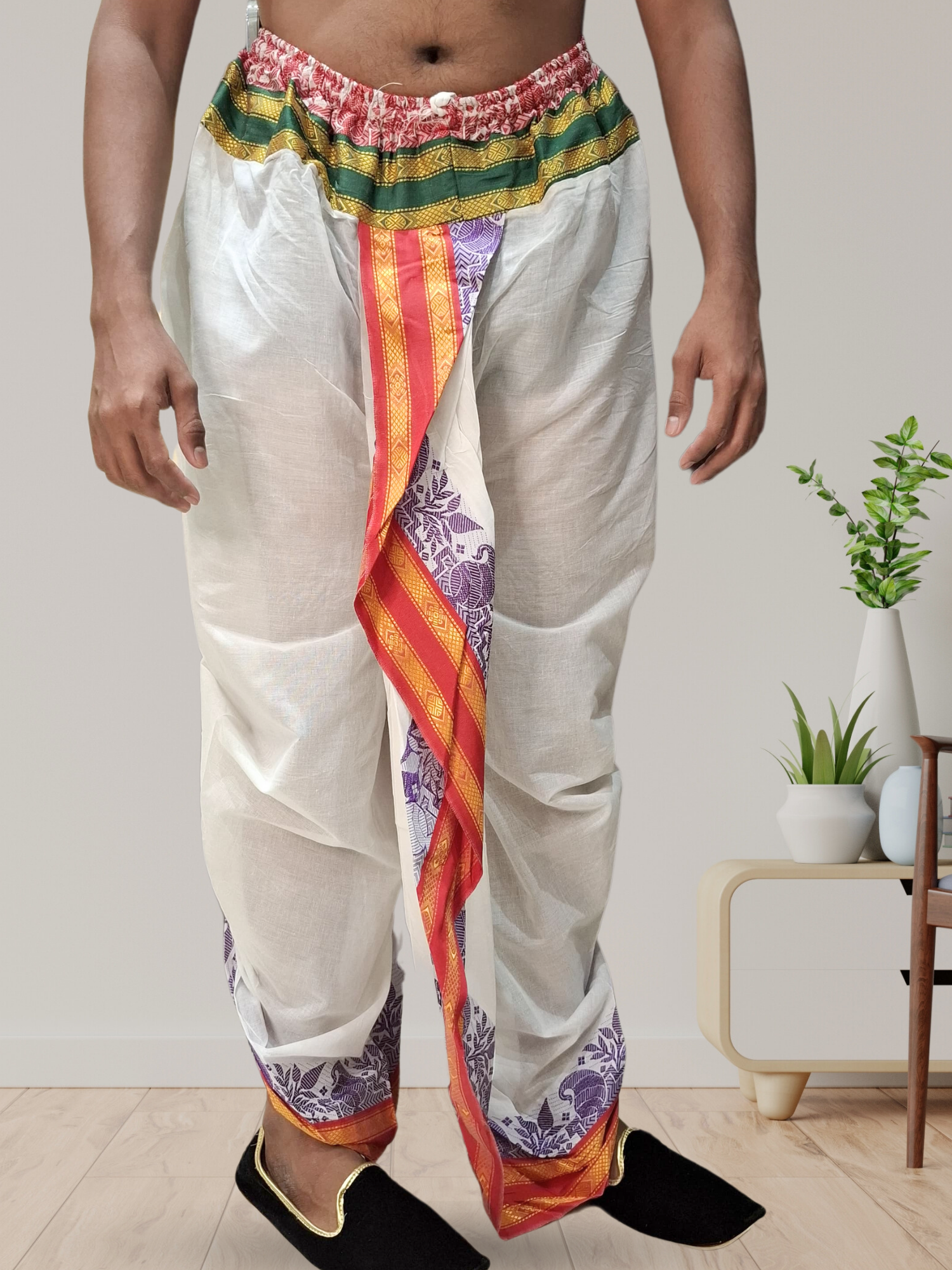 Kanchipuram Ready To Wear Cotton Dhoti