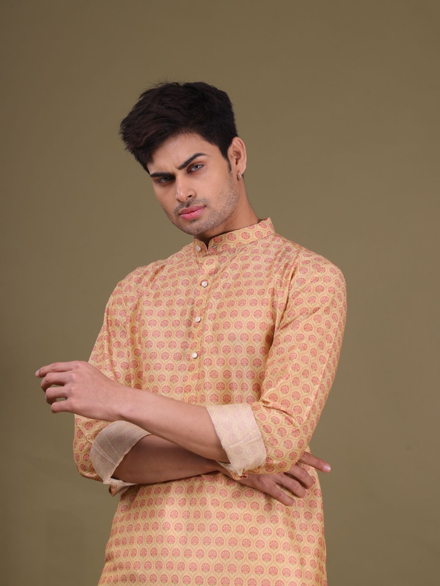 Butter Cream Pastel Cotton Kurta