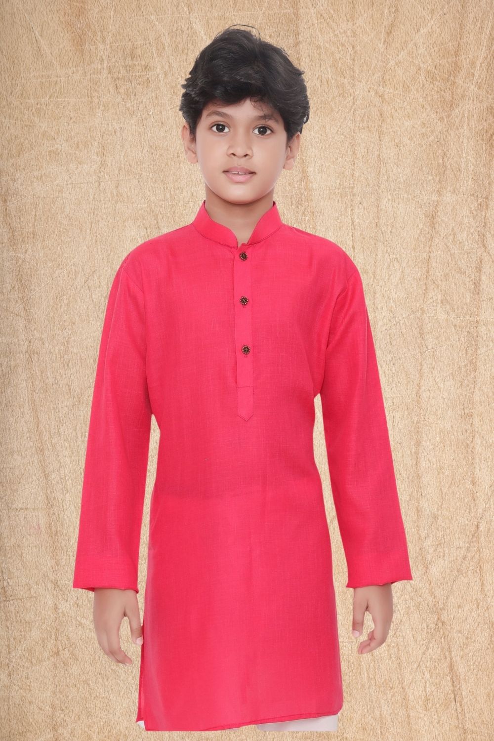 Persion Pink Hloom Printed Cotton Kurta