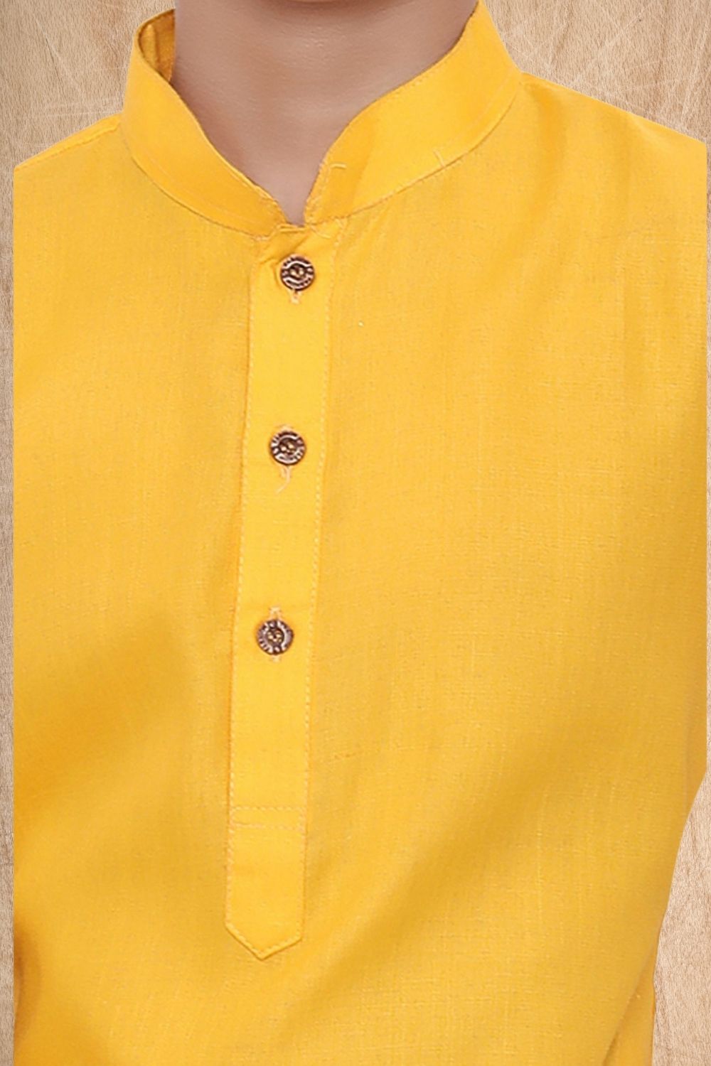 Shine of yellow Hloom Printed Cotton Kurta