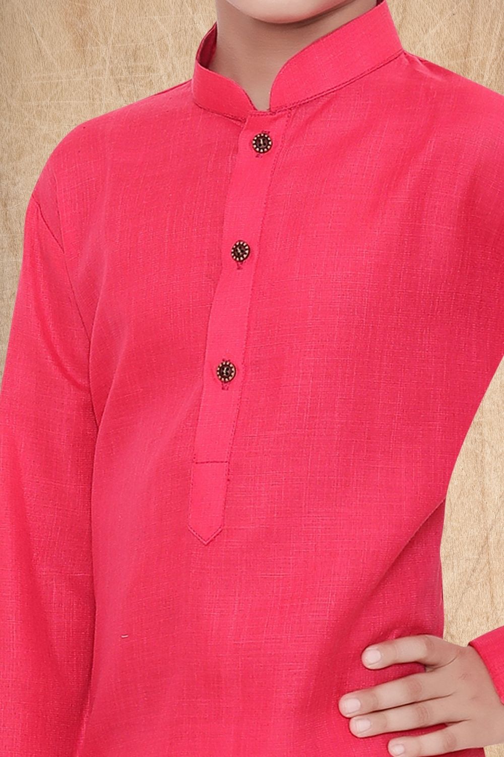 Persion Pink Hloom Printed Cotton Kurta