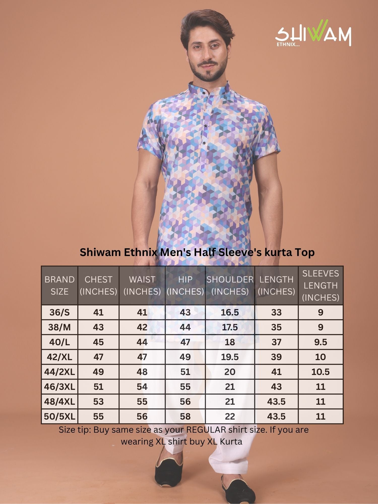 Shiwam Ethnix Digital Printed Cotton Kurta