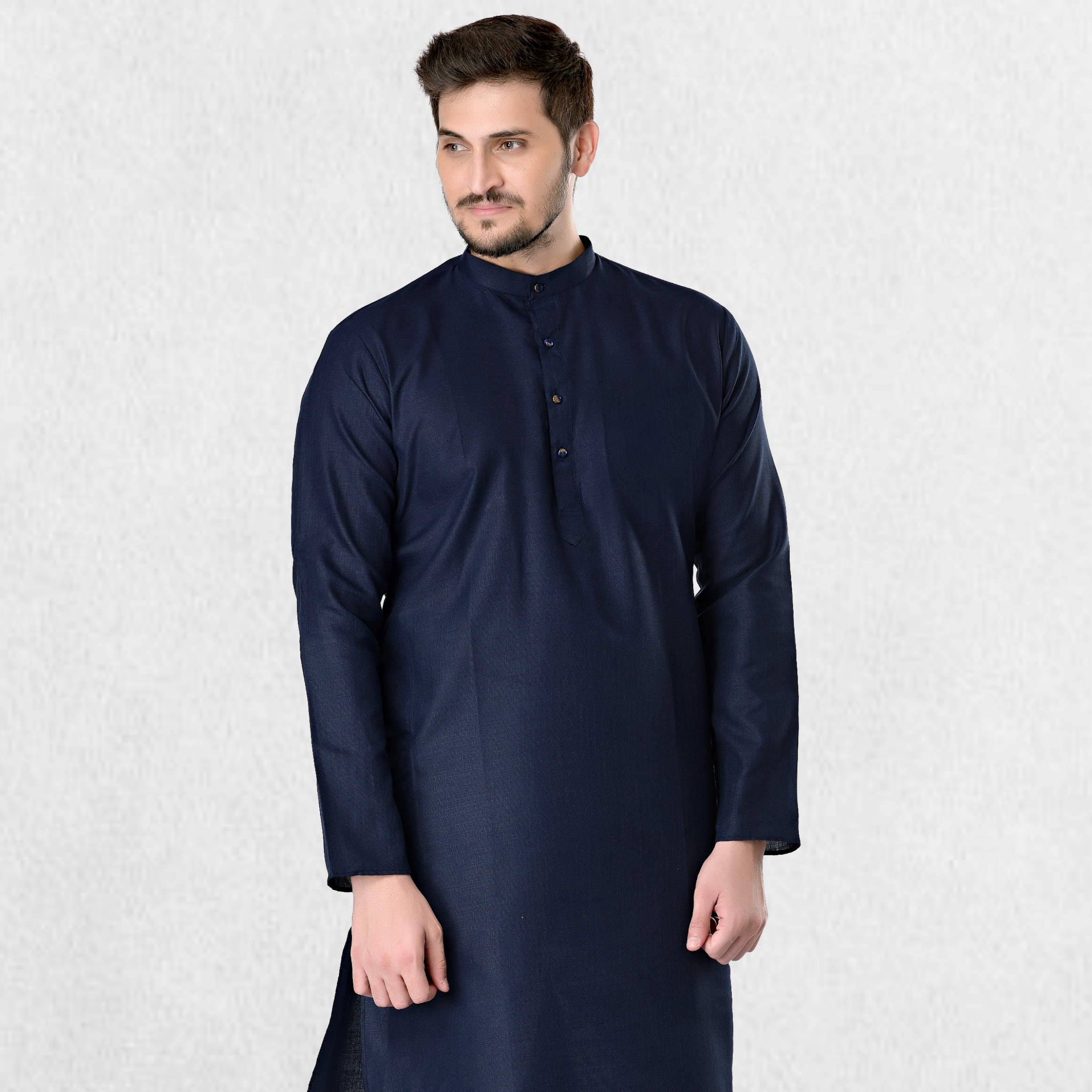 Indigo Blue Magic Print Cotton Kurta