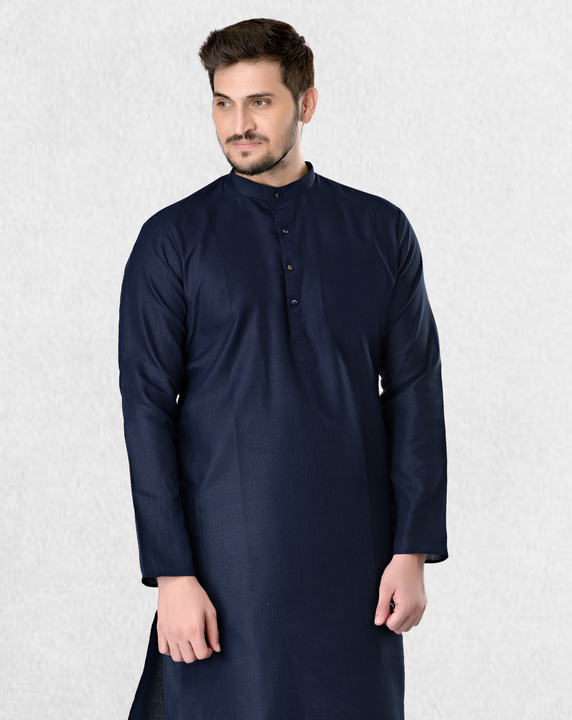 Indigo Blue Magic Print Cotton Kurta