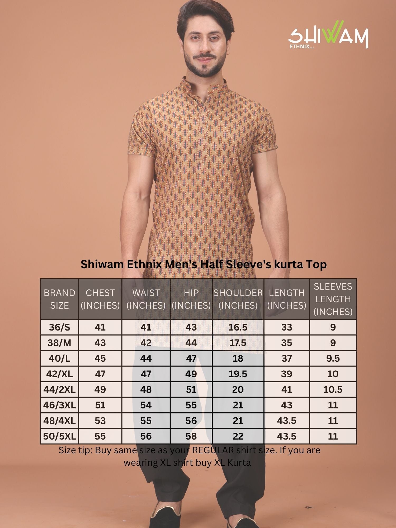 Shiwam Ethnix Printed Cotton Kurta