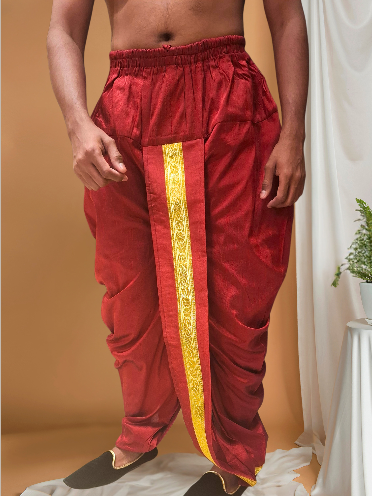 Pitambari Ready To Wear Silk Dhoti