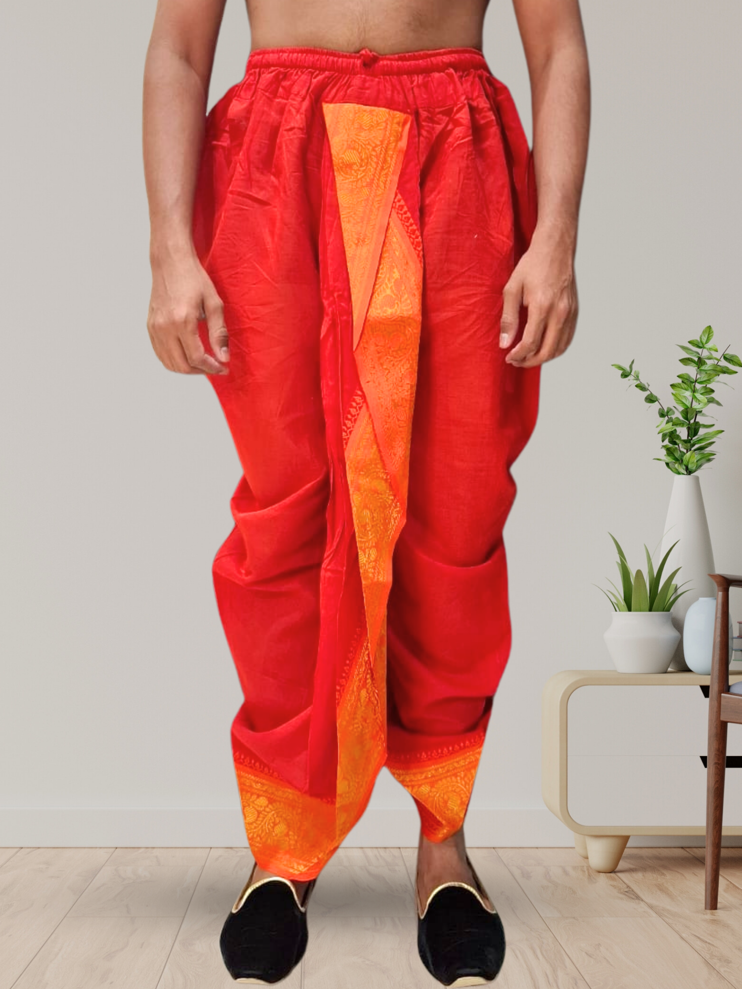 Kanchipuram Ready To Wear Cotton Dhoti