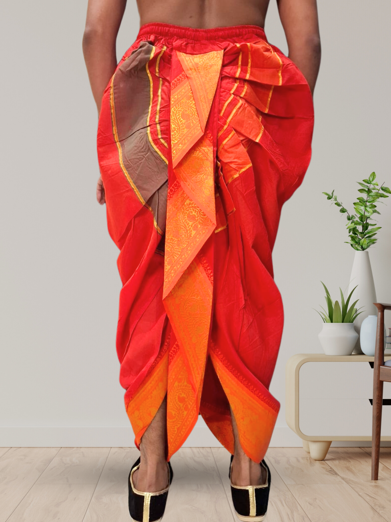 Kanchipuram Ready To Wear Cotton Dhoti