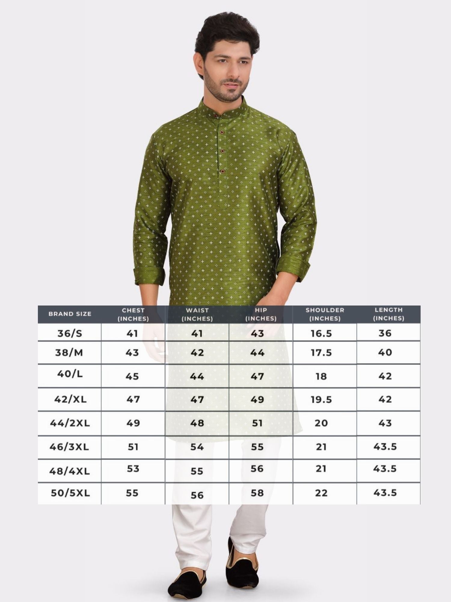Benaras-silk men's traditional prints kurta and Matching Dhoti