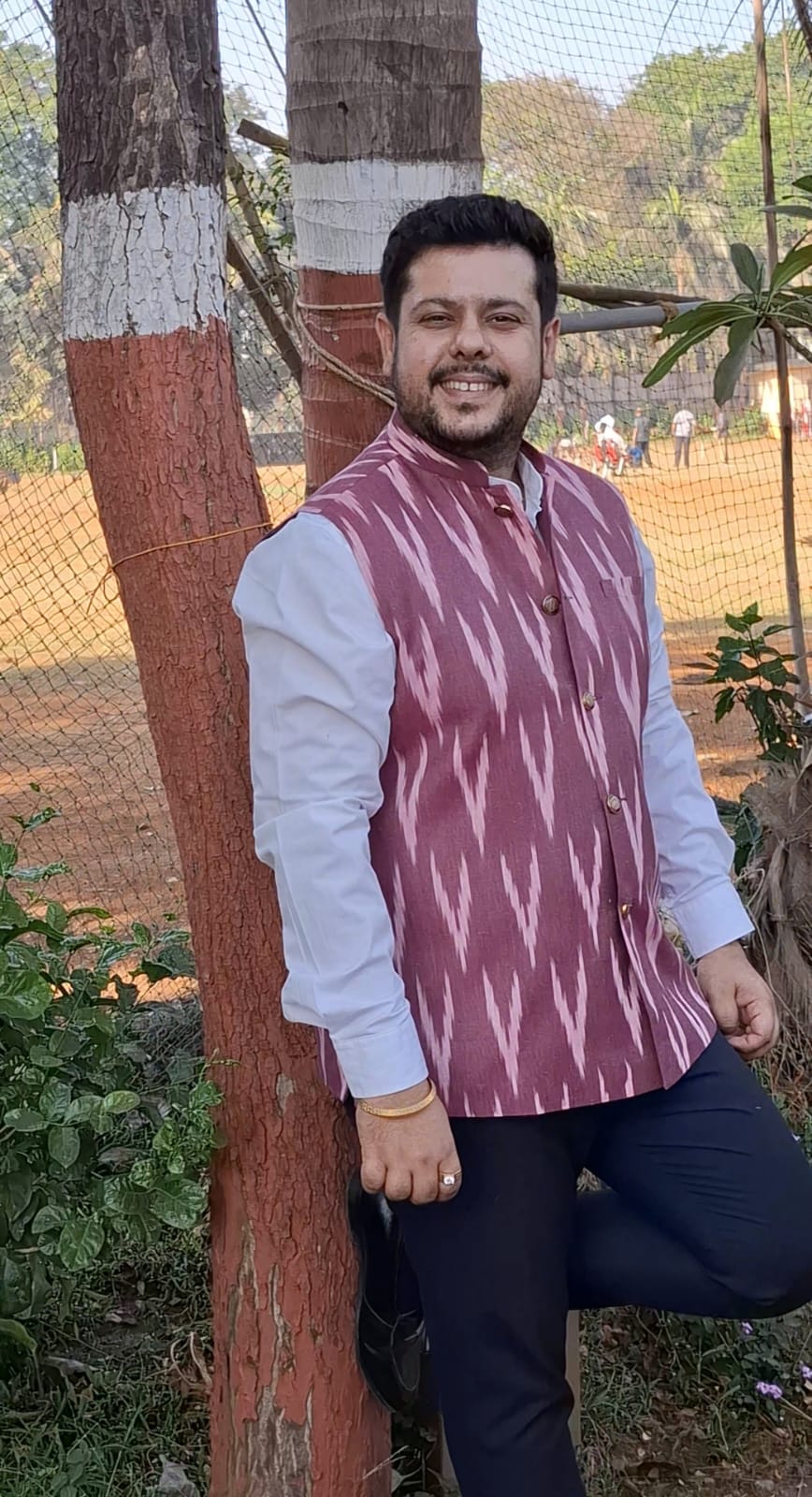 Rich Maroon Linen Cotton Nehru Jacket