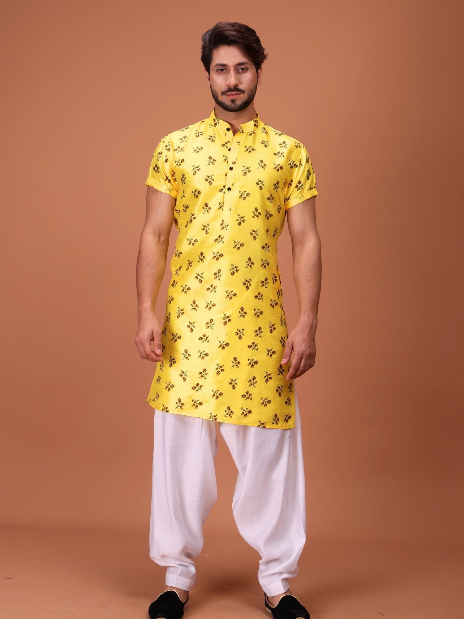Shiwam Ethnix Printed Silk Kurta