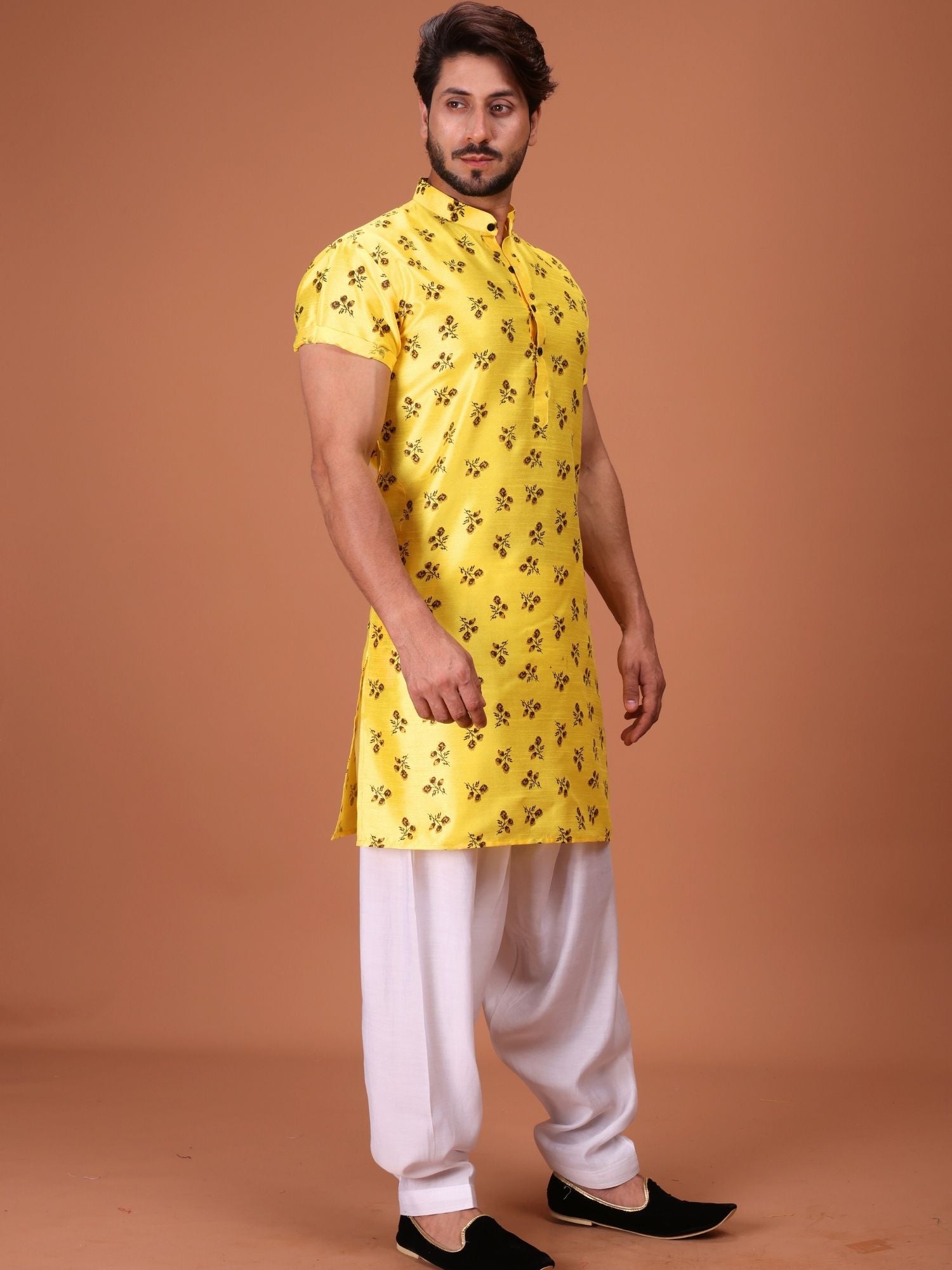 Shiwam Ethnix Printed Silk Kurta