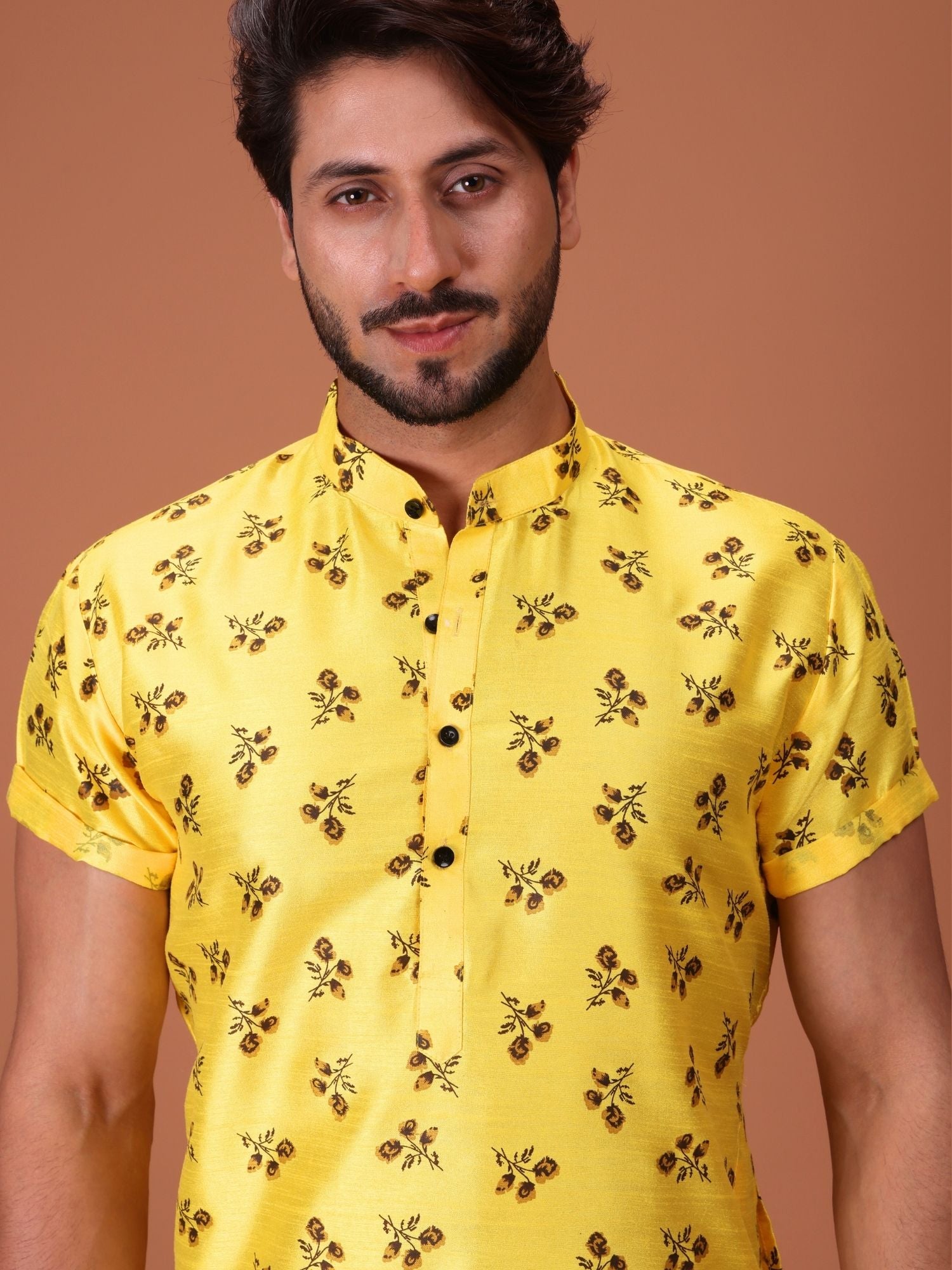 Shiwam Ethnix Printed Silk Kurta