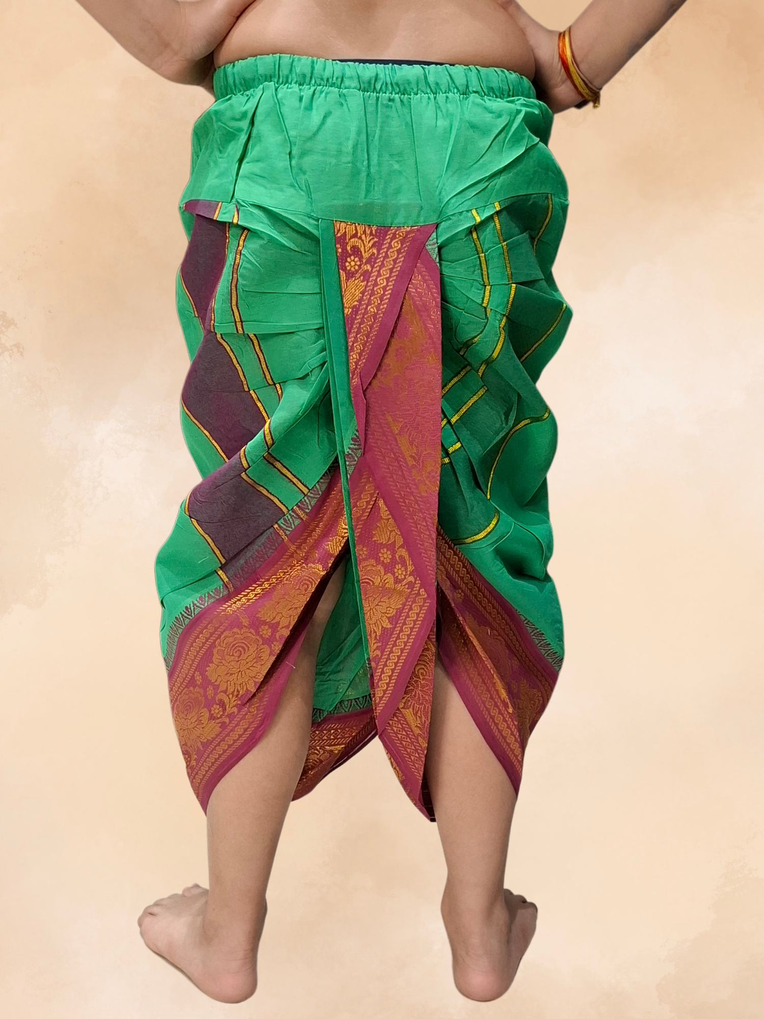 Kanchipuram Ready To Wear Cotton Dhoti
