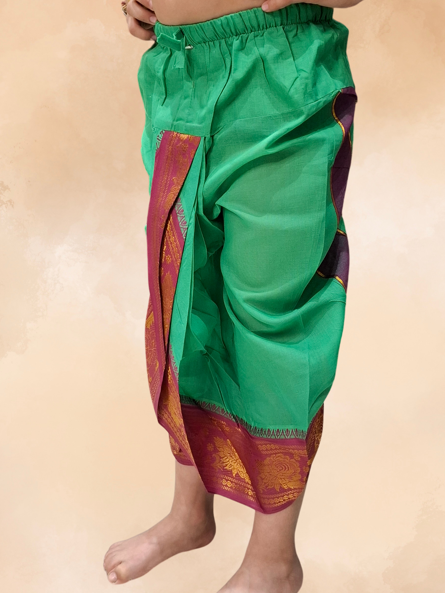 Kanchipuram Ready To Wear Cotton Dhoti