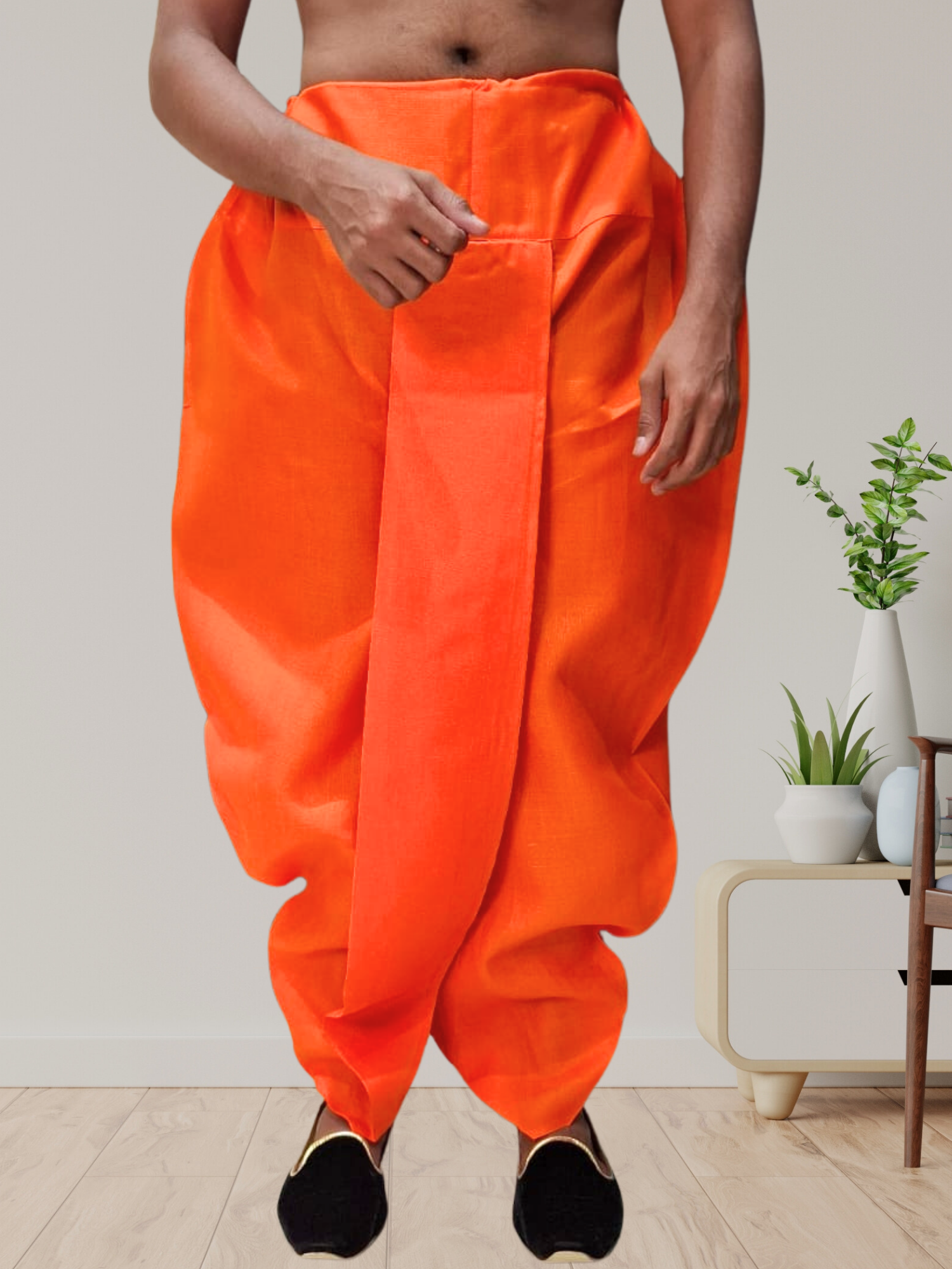 Pitambari Ready To Wear Cotton  Dhoti