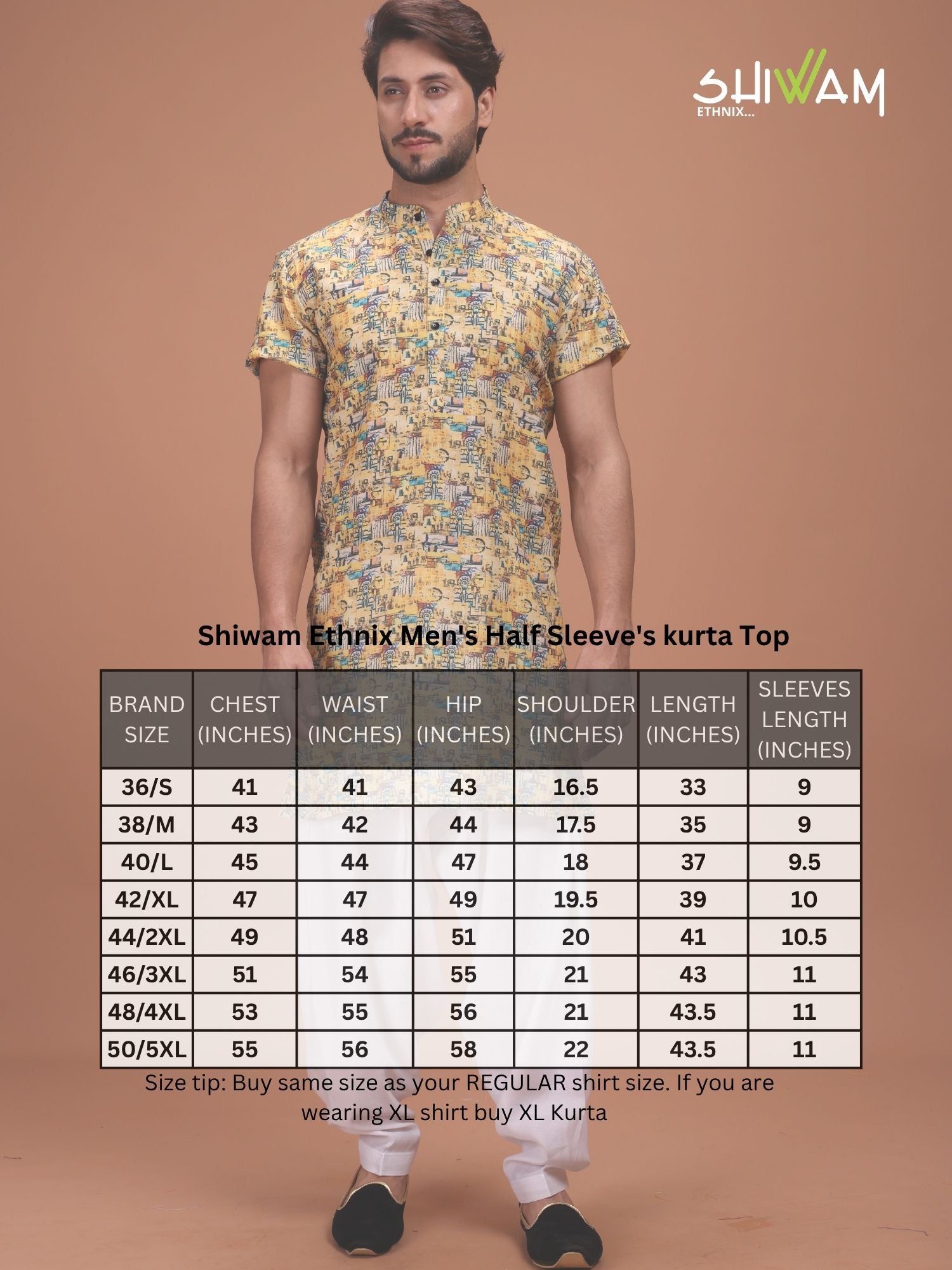 Shiwam Ethnix Printed Cotton Kurta