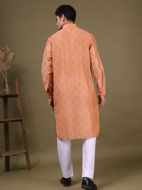 Buti Pattern Cotton Kurta