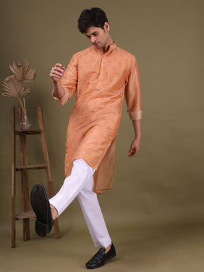 Buti Pattern Cotton Kurta