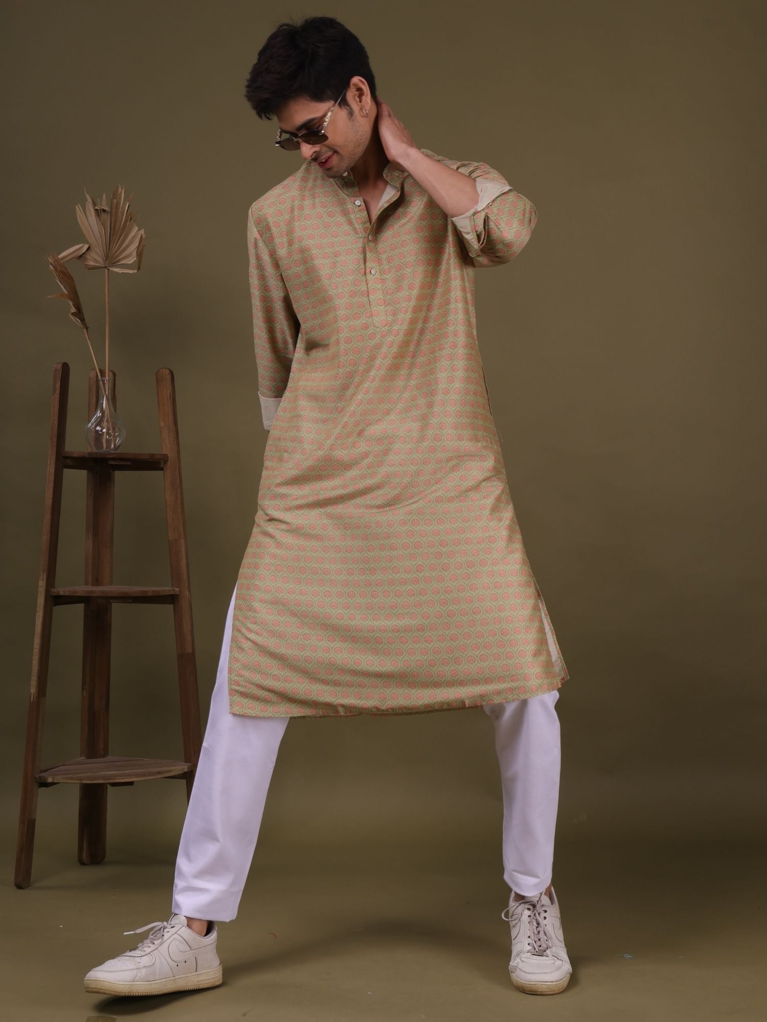 Mint Green Pastel Cotton Kurta