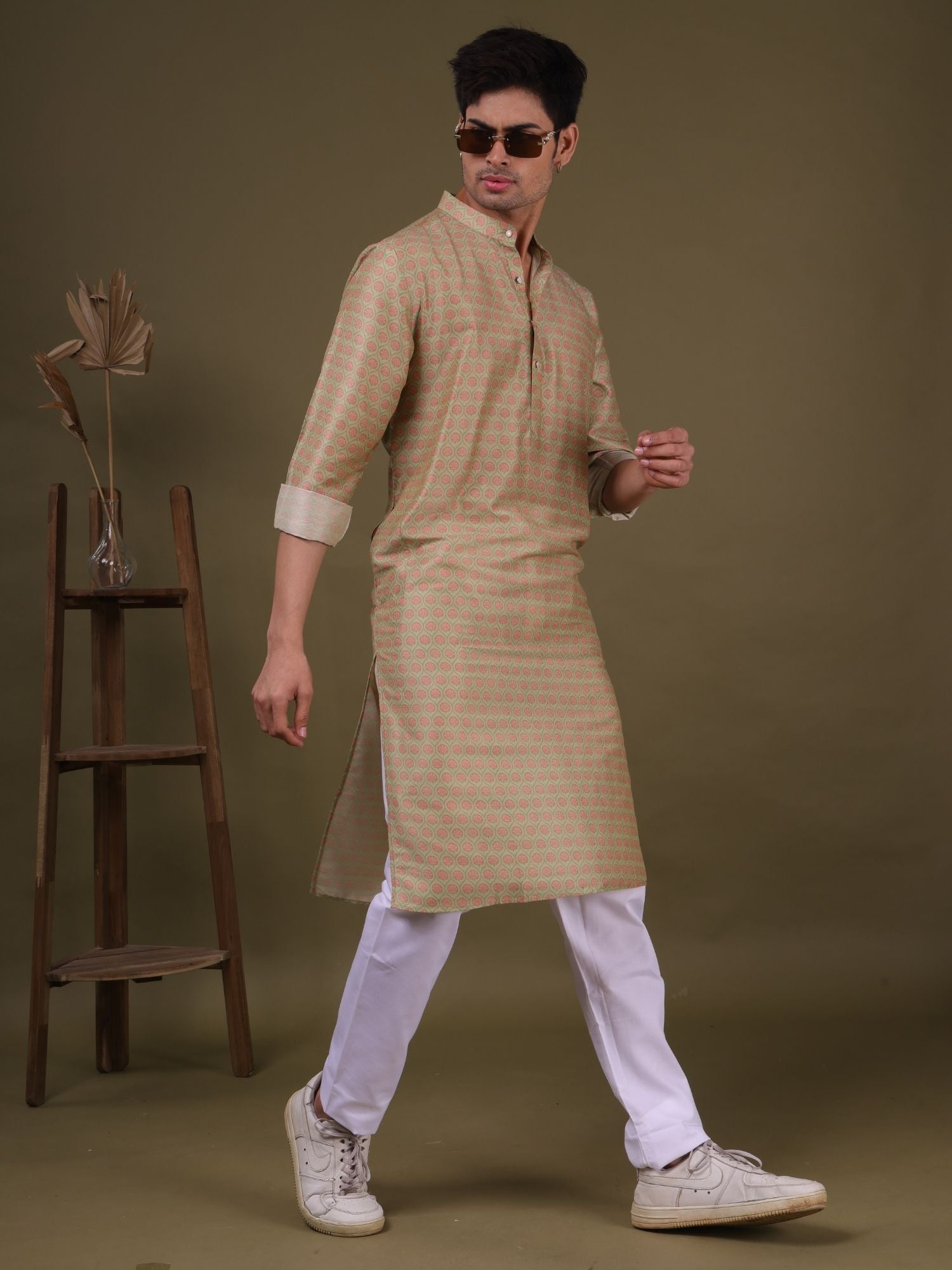 Mint Green Pastel Cotton Kurta