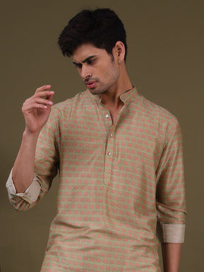 Mint Green Pastel Cotton Kurta