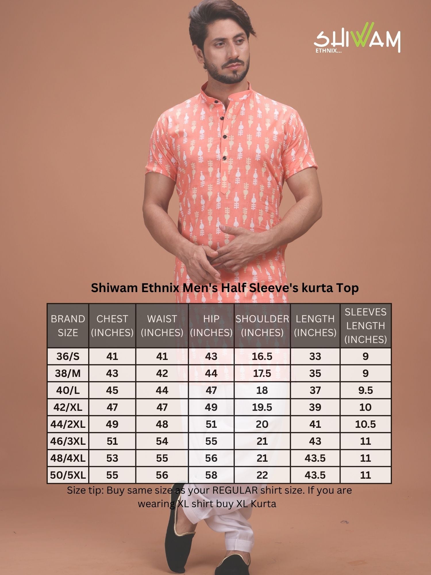 Shiwam Ethnix Printed Cotton Kurta