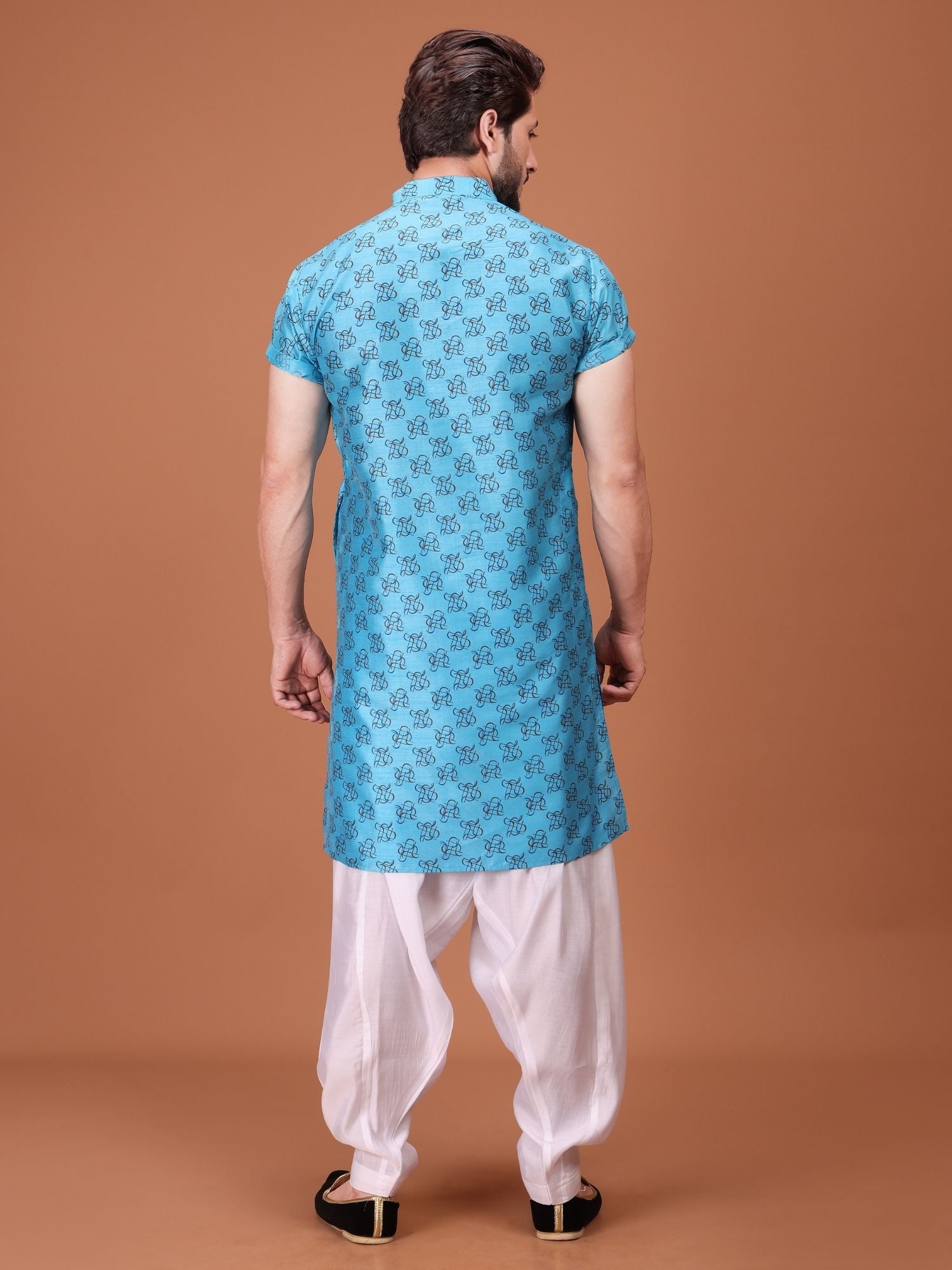 Shiwam Ethnix Printed Silk Kurta
