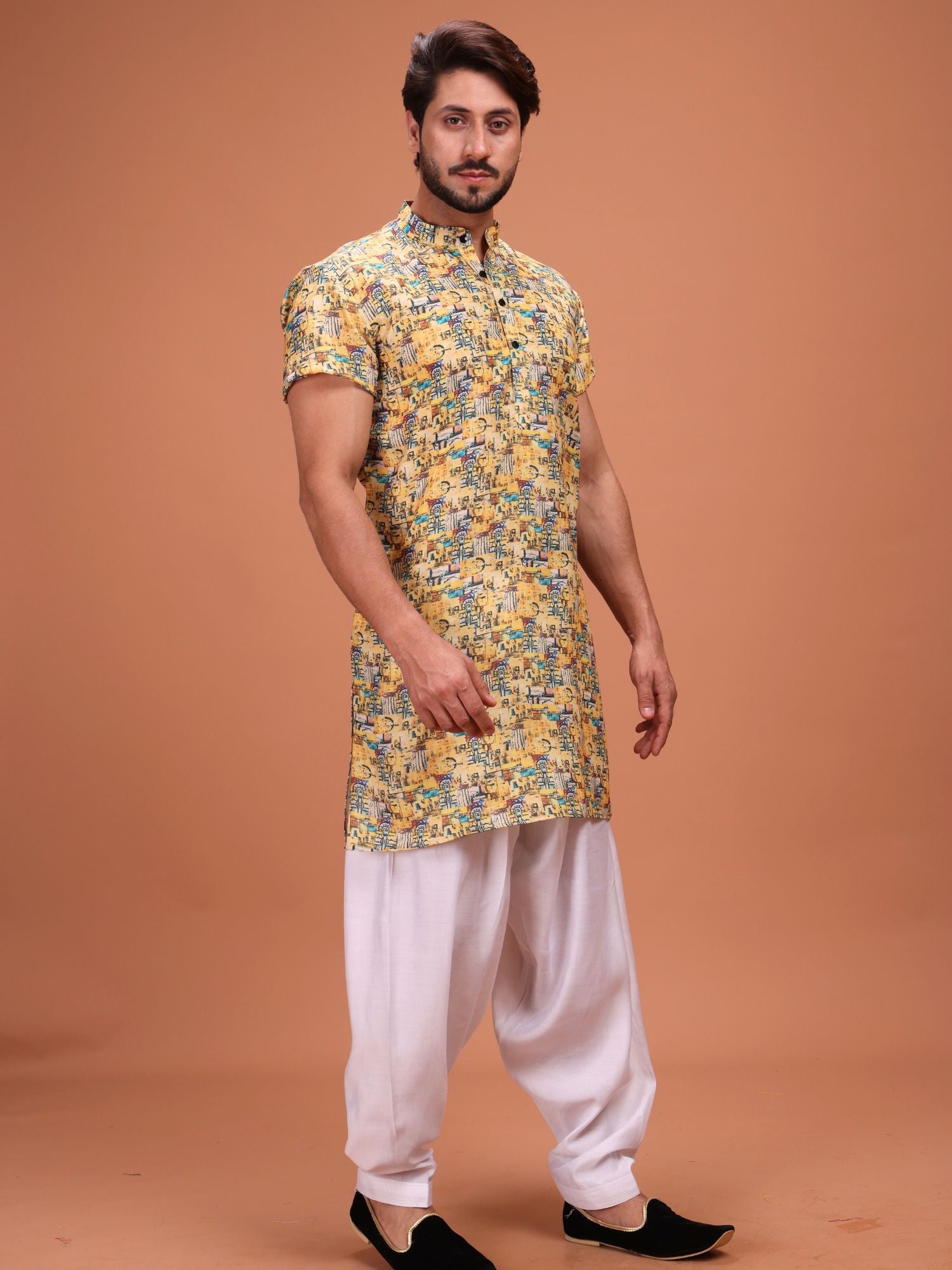 Shiwam Ethnix Printed Cotton Kurta