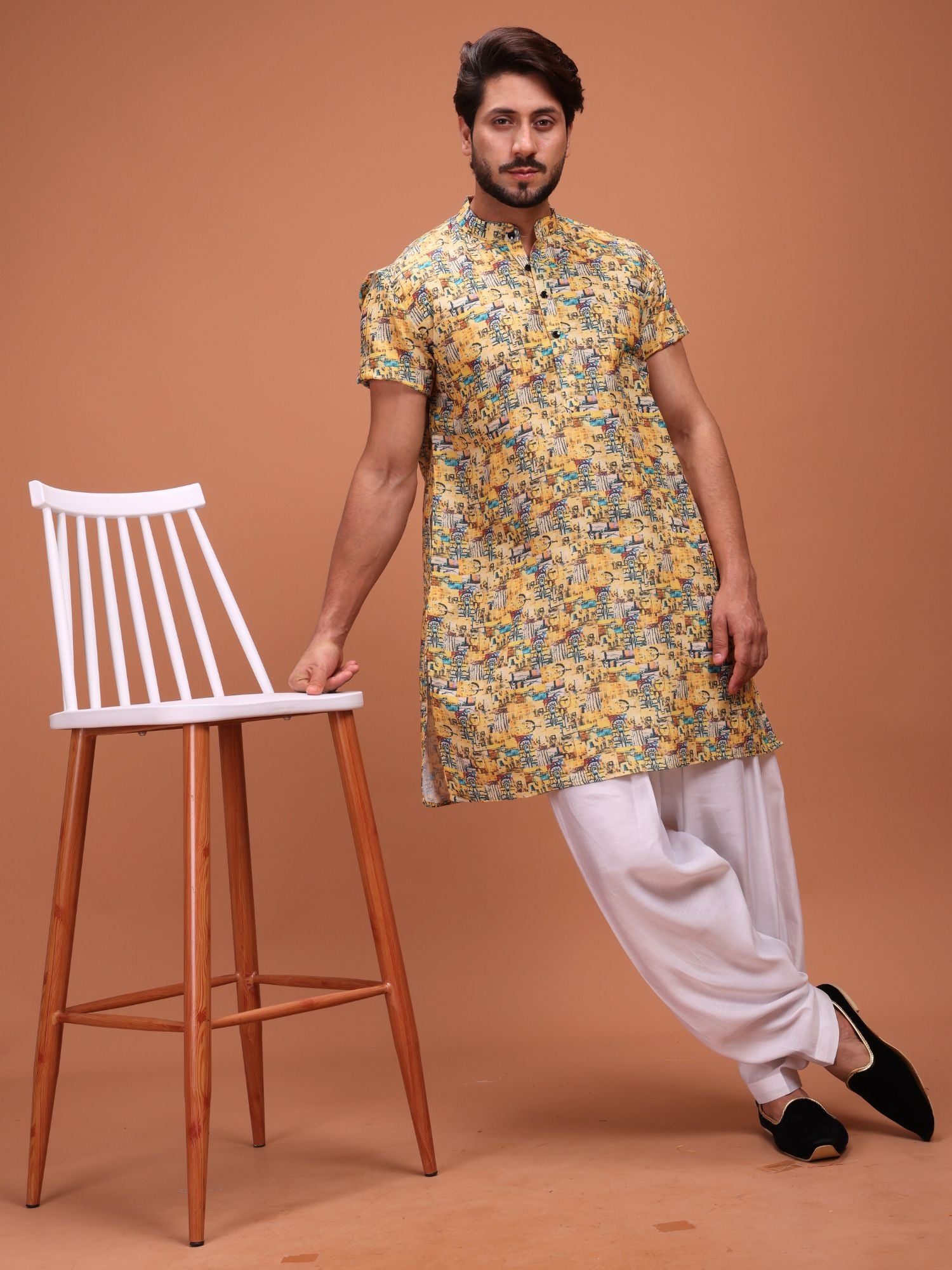 Shiwam Ethnix Printed Cotton Kurta